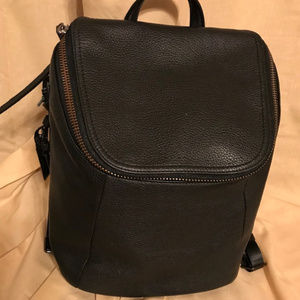 Tumi Waverly Black Leather backpack handbag NWT